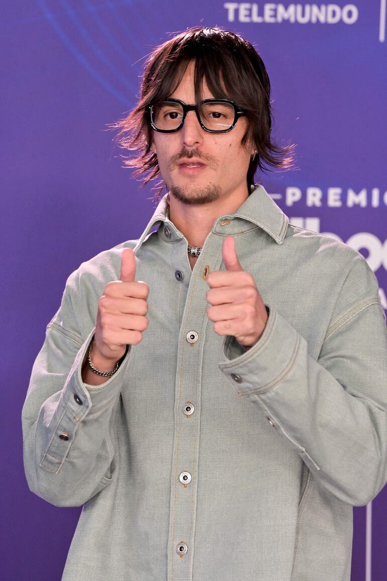 El cantante venezolano Danny Ocean también pasó por la alfombra azul de los Billboard Latin Music Awards. (Ivan Apfel/Getty Images/AFP)
