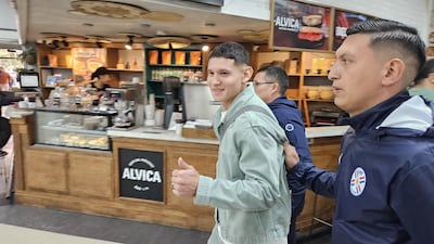 Juan José Cáceres, futbolista de la selección de Paraguay.