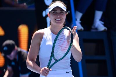 La española Paula Badosa avanza en Estrasburgo (Francia).