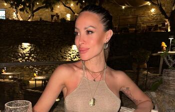 Patty Orué celebrando en Ámsterdam su nueva vuelta al sol.