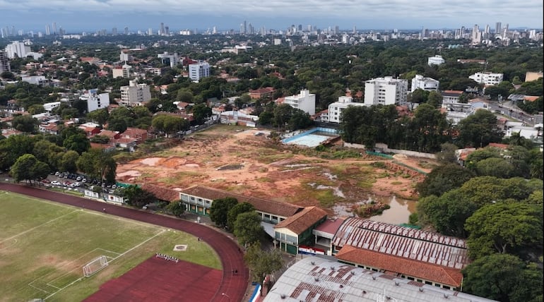 Panorama actual de Para Uno tras la demolición del antiguo estadio Manuel Ferreira.
