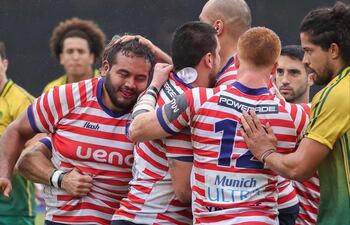 Selección Paraguaya de Rugby que había logrado el boleto para el Torneo de Clasificación Final a Rugby World Cup 2027.