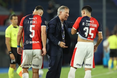 Marcelo Chaparro (d), jugador de Cerro Porteño.