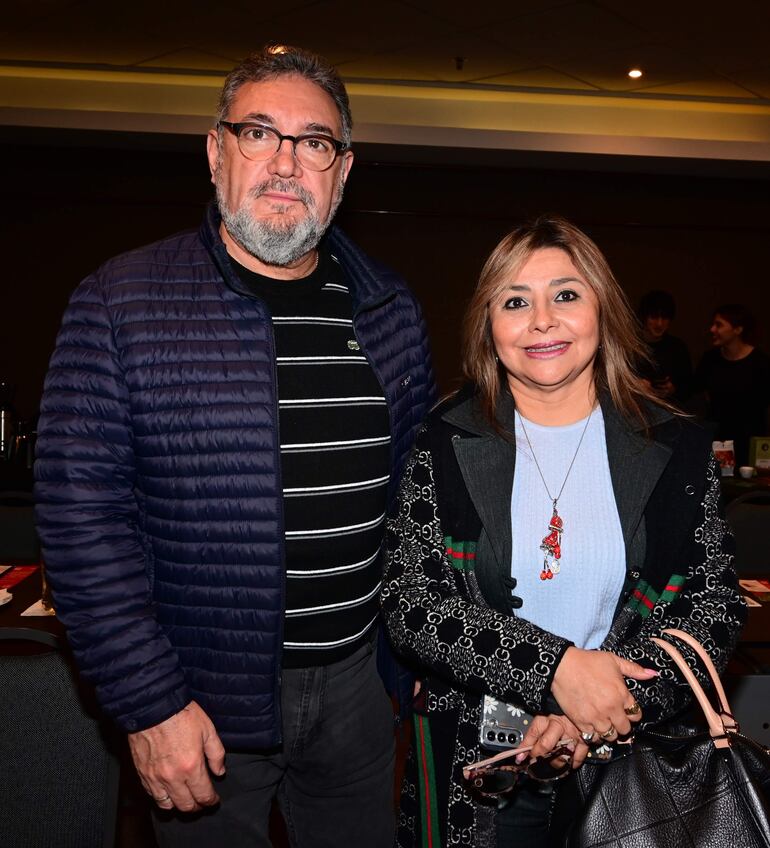 Horacio Kellenberger y Norka Zanabria.