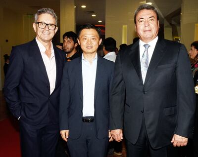 Marcos Margraf, Gustavo Koo y Agustín Magallanes.
