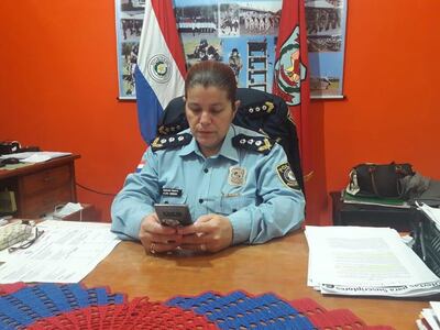La comisario Elena Andrada, jefa de Relaciones Públicas de la Policía, llama "a la cordura", de los paraguayos ante las movilizaciones en el país.