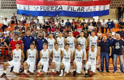 Equipo de Pilar, que quiere ser profeta en su tierra. Anoche empezó el cuadrangular final  del Campeonato Nacional Masculino de básquetbol, Categoría 17 años.