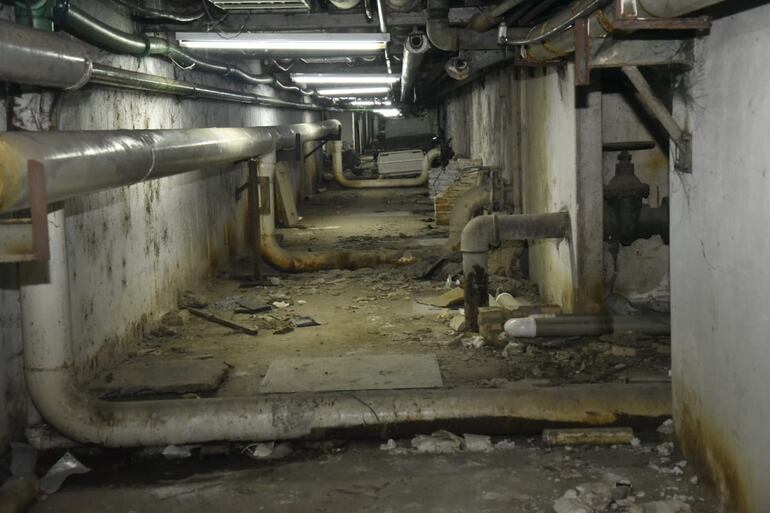 Tuberías en el subsuelo 1.