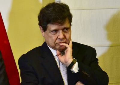 Euclides Acevedo, ministro del Interior.