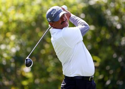 El golfista profesional compatriota Carlos Franco, como en sus mejores tiempos, metido entre los primeros lugares en grandes pasajes del Bermuda Championship del PGA Tour.