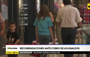 Recomendaciones ante cobro de aguinaldos