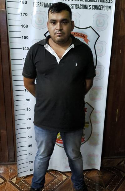 Héctor Ramón Lazarte Argüello, identificado por sus huellas dactilares.