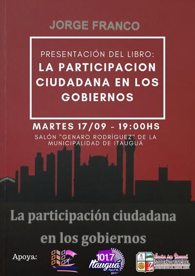 La presentación del libro se realizará esta noche en Itauguá.
