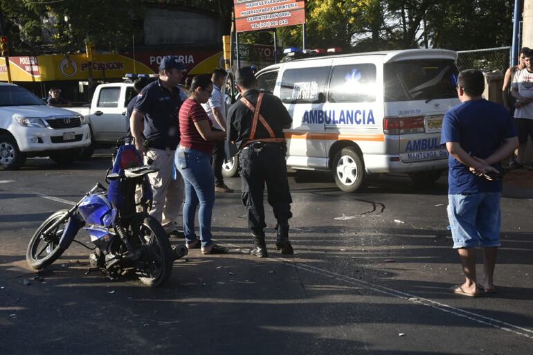 El supuesto responsable del accidente se dio a la fuga