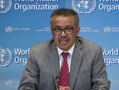 El director general de la OMS, Tedros A. Ghebreyesus, teme “rápida escalada” de los contagios en el mundo.