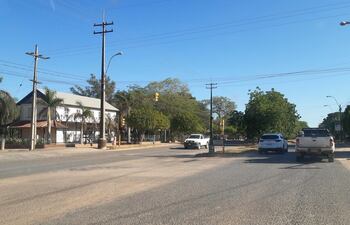 Calle central de Filadelfia esta mañana.