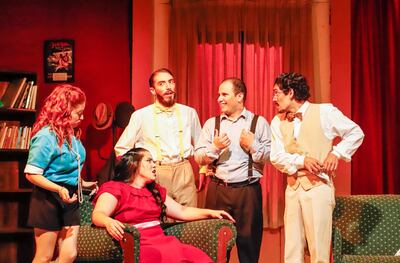 Más de veinte actores participan de la comedia “Cuatro corazones con freno...”.