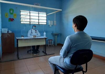 El material fue colocado con el objetivo de dar seguridad al médico y paciente al momento de la consulta.