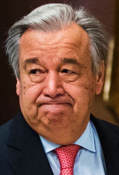 Antonio Guterres, secretario general de la ONU.