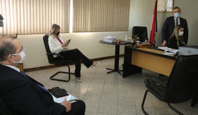 Las partes y el magistrado hicieron la diligencia por videollamada. Participó la exsenadora María Eugenia Bajac (PLRA).