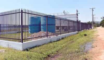 Esta es la planta de tratamiento móvil    inaugurada hace menos de cuatro meses en San Ber, pero aun así el servicio no mejoró.