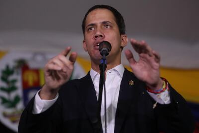 El líder opositor venezolano Juan Guaidó.
