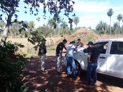 La fiscalia y el Mades verificaron el vertedero municipal de Yaguarón.