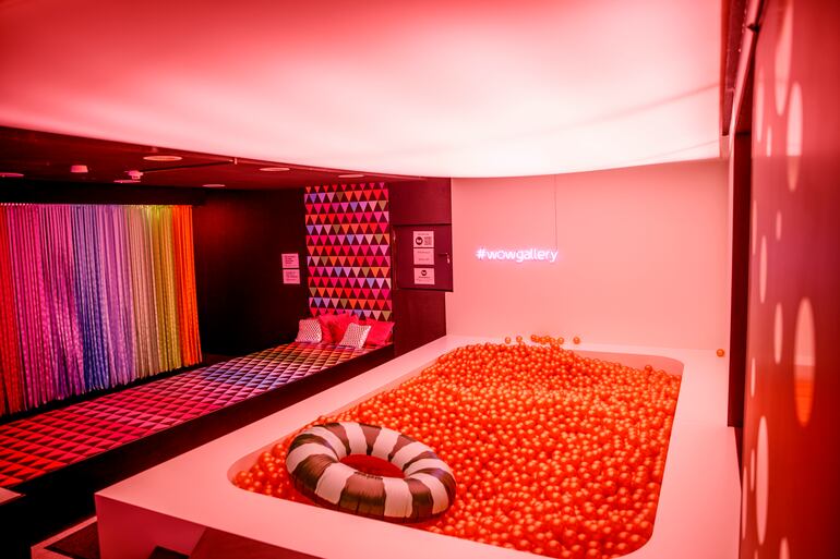 Uno de los diferentes escenarios del Museo del Selfie de Berlín.