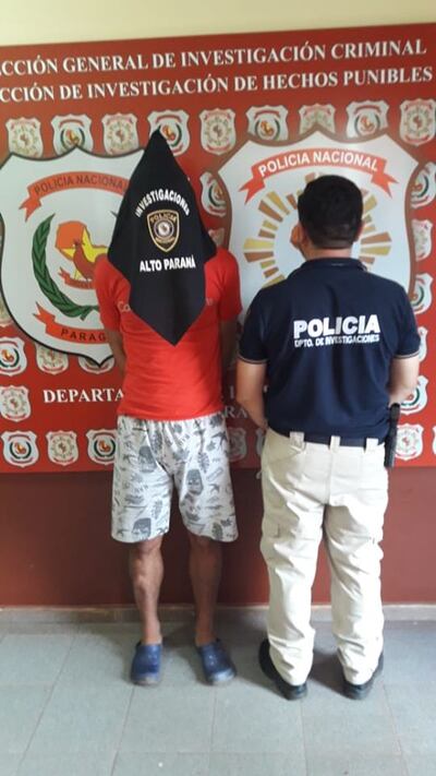 El hombre fue puesto a disposición del Ministerio Público.