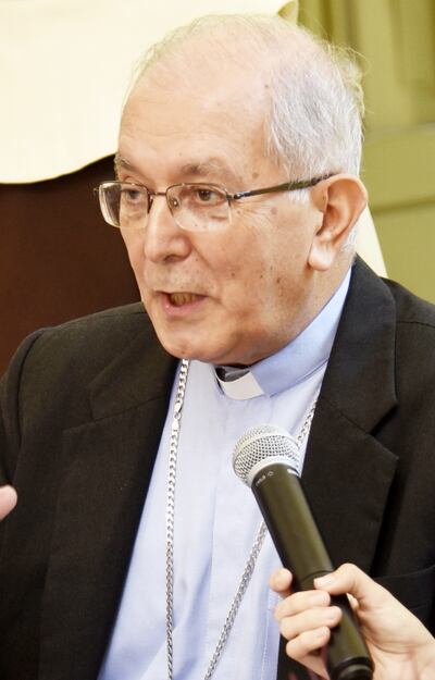 Mons. Edmundo Valenzuela, arzobispo de Asunción.