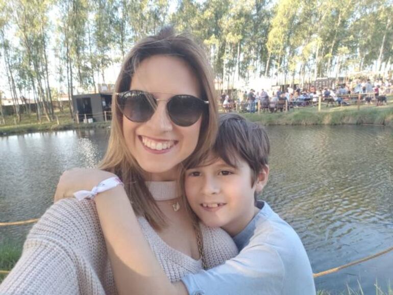 Susan y su hijo se sienten como en casa.&nbsp;