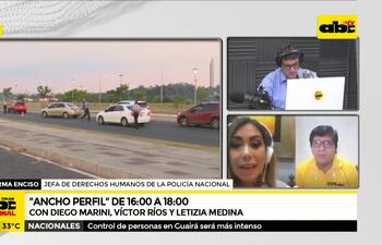 Policías realizan intensos controles