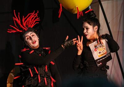 Poesía y teatro combina este espectáculo, que se presentará hoy como parte de la Semana Alemana.