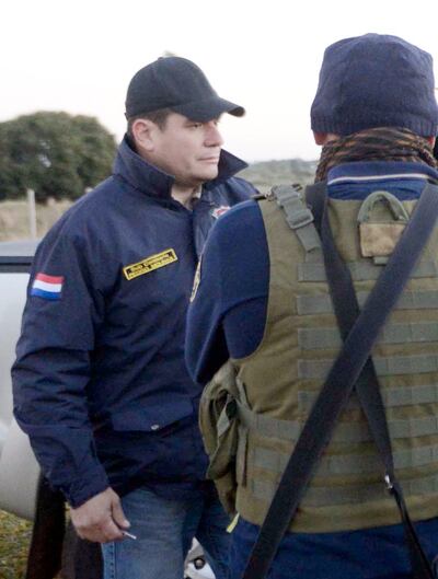 Pedro Molinas, en su último trabajo en Crimen Organizado. Hasta ahora no apareció su audio.