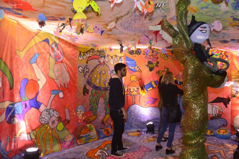 Obra en recordación del artista Ricardo Migliorisi.