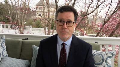 El humorista norteamericano Stephen Colbert.