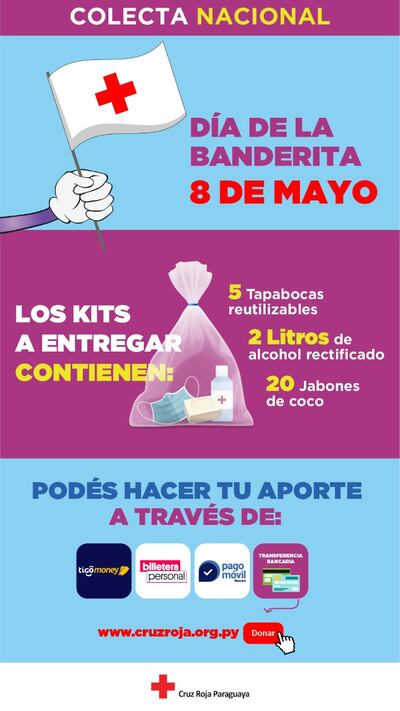 Día de la Banderita en tiempo de pandemia.