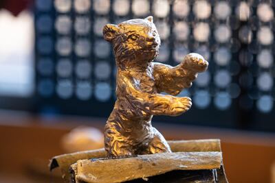 El famoso Oso que la Berlinale otorga como trofeo a los ganadores.