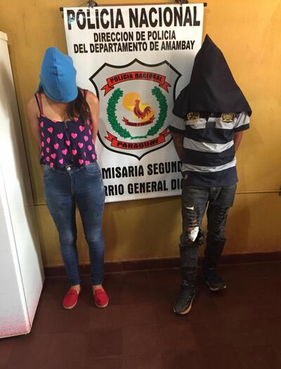 La pareja robó la moto en Brasil y fue detenida en Pedro Juan Caballero.