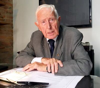 Hebert Bellschan von Mildenburg, durante la rueda de prensa.