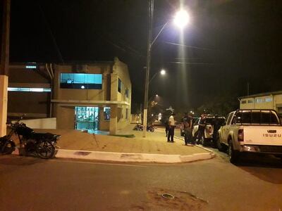 Último local asaltado en Caacupé por el grupo criminal.