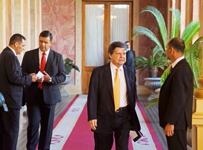 El ministro del Interior, Euclides Acevedo, no informó a la prensa de lo tratado en el Consejo de Seguridad.