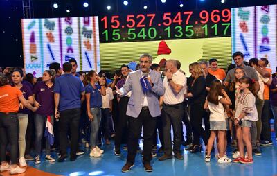 Luego de conocerse los cómputos finales, la alegría invadió a quienes estaban en el escenario. Risas, lágrimas y mucha emoción se vivieron en el Centro de Convenciones Mariscal.