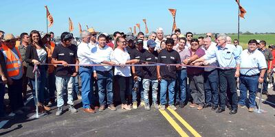 Habilitación del segundo tramo de la Ruta Bioceánica con presencia de Mario Abdo Benítez