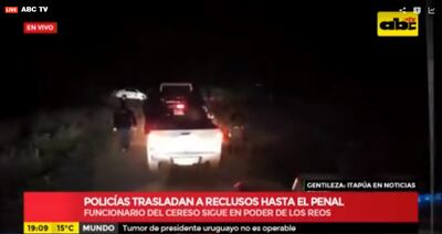 Traslado de reos al penal.