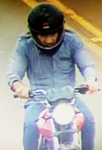 La cámara del 911 captó al sicario en la huida.