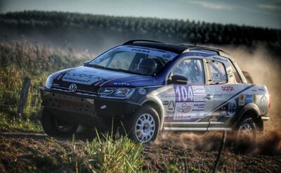 El VW Saveiro de David y Mike White iba a ser uno de los protagonistas del “Desafío Guaraní”.