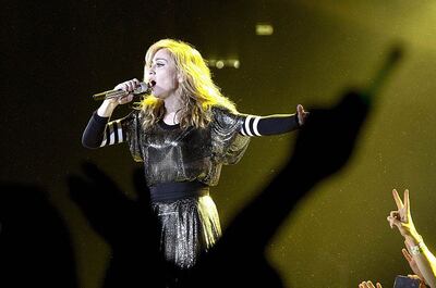La cantante Madonna.