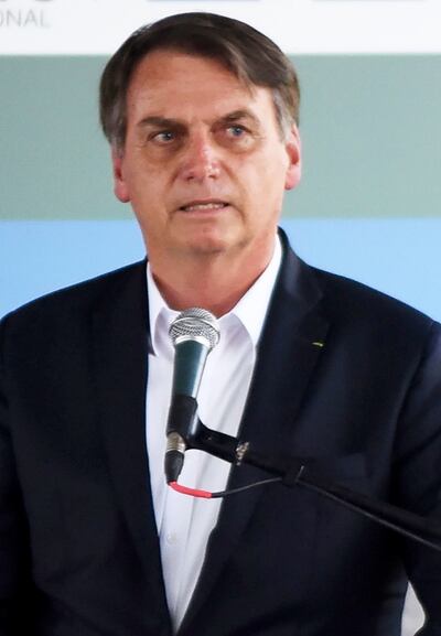 El presidente de Brasil, Jair Bolsonaro.