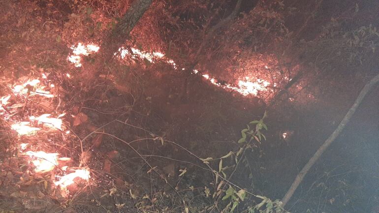Incendio Los Tres hermanos